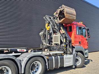 TGS 35.400 8X4-4 BL / Z CRANE + HOOKLIFT